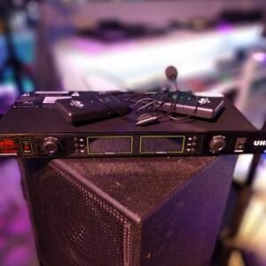 Micrófono Inalámbrico Doble Vincha UHF